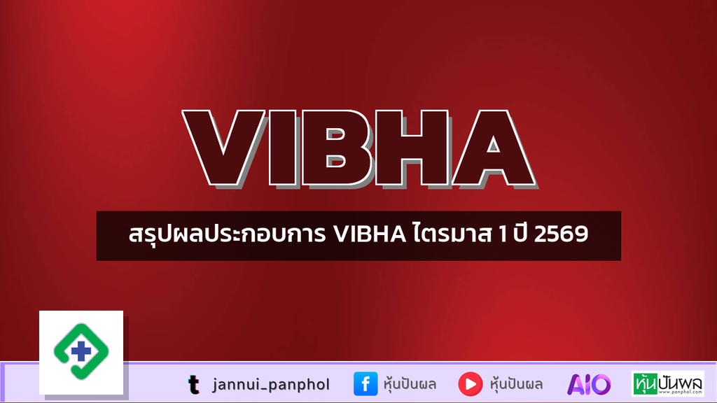 สรุปผลประกอบการ VIBHA ไตรมาส 1 ปี 2569