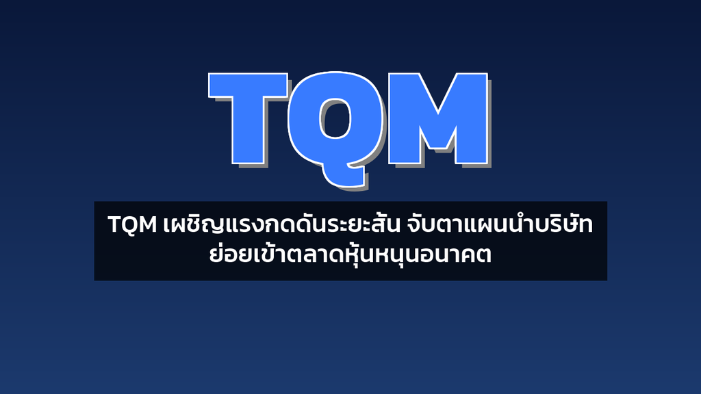 TQM เผชิญแรงกดดันระยะสั้น จับตาแผนนำบริษัทย่อยเข้าตลาดหุ้นหนุนอนาคต