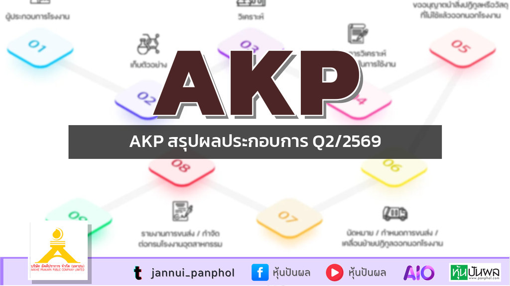 AKP สรุปผลประกอบการ Q2/2569