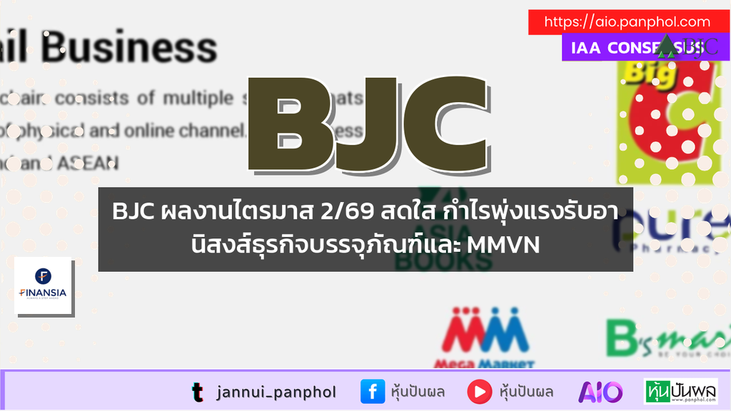 BJC ผลงานไตรมาส 2/69 สดใส กำไรพุ่งแรงรับอานิสงส์ธุรกิจบรรจุภัณฑ์และ MMVN